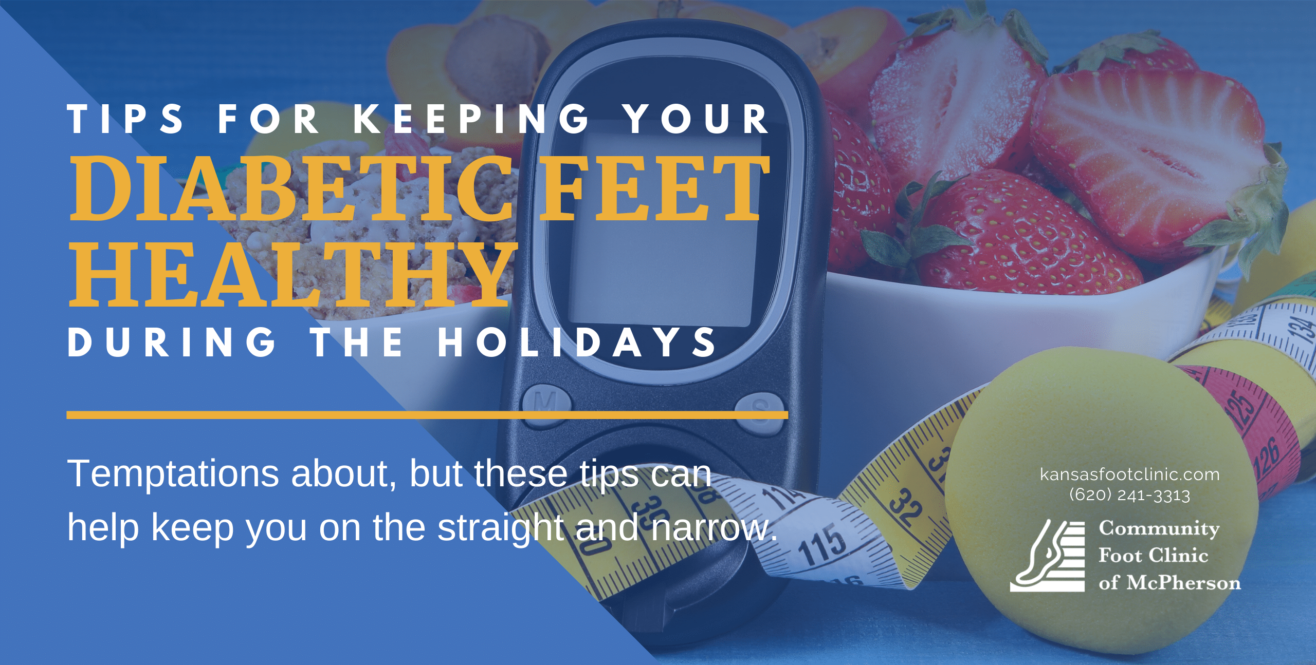 Keep Diabetic feet healthy during the holidays